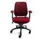 Fauteuil de bureau Tissu Maille Bordeaux Leni V1