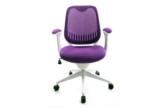Fauteuil de bureau Tissu Maille Violet Leni V2