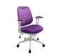 Fauteuil de bureau Tissu Maille Violet Leni V2