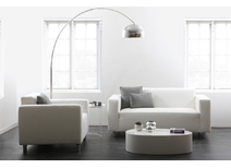Fauteuil design blanc CAPRI