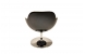 Fauteuil design blanc et noir Solly image 3