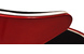 Fauteuil design FLAME rouge, noir et blanc  image 4