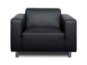 Fauteuil design noir CAPRI