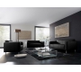 Fauteuil design noir CAPRI