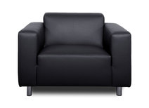 Fauteuil design noir CAPRI