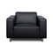 Fauteuil design noir CAPRI