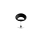 Fauteuil design noir ELVA