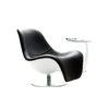 Fauteuil design noir pivotant KILYE