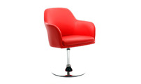 Fauteuil design rouge TORY