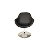 Fauteuil design SOLLY noir et blanc image pub1