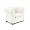 Fauteuil enfant blanc -  BABY CHESTERFIELD