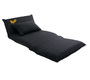 Fauteuil enfant convertible noir ROCK