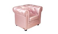 Fauteuil enfant nacr&eacute;  -  BABY CHESTERFIELD