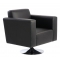 Fauteuil noir pivotant contemporain Boston