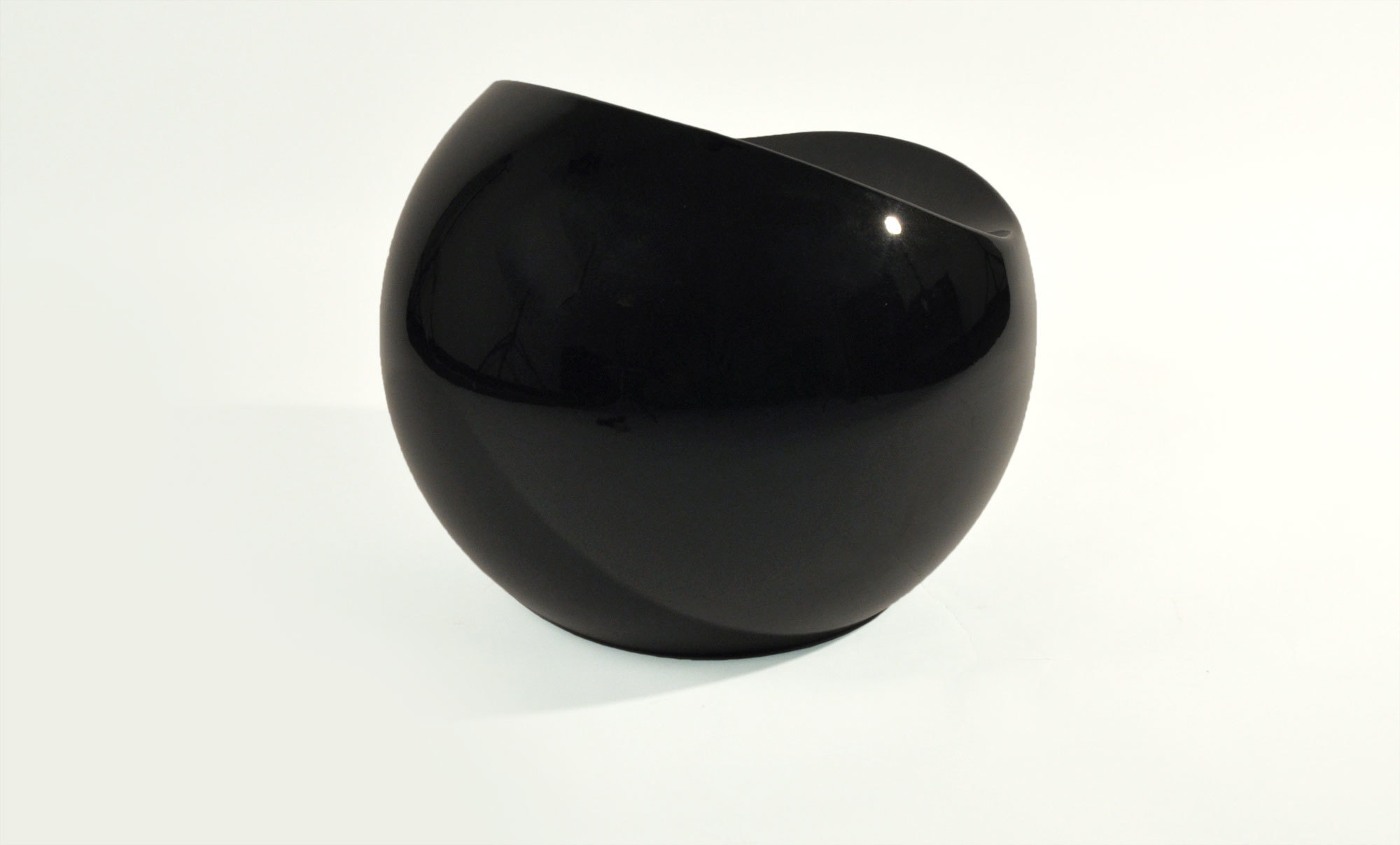 Fauteuil / pouf design noir COMFY BALL
