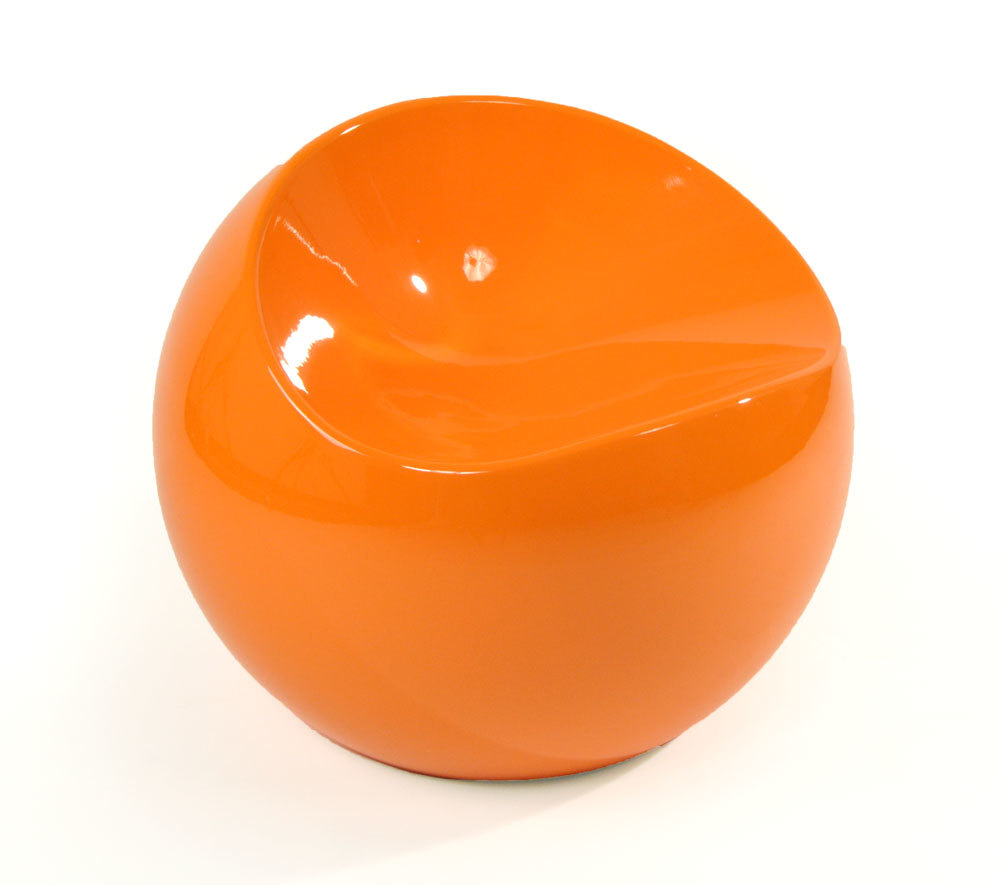 Fauteuil / pouf design orange COMFY BALL