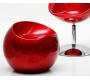Fauteuil / pouf design rouge COMFY BALL