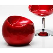 Fauteuil / pouf design rouge COMFY BALL image pub1