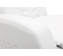 Fauteuil relax &eacute;lectrique massant blanc GALLER