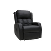 Fauteuil relax &eacute;lectrique massant noir GALLER
