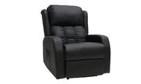 Fauteuil relax &eacute;lectrique massant noir GALLER