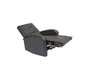 Fauteuil relax &eacute;lectrique noir  PERRY