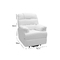 Fauteuil relax &eacute;lectrique releveur blanc PHOEBE