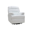 Fauteuil relax &eacute;lectrique releveur blanc PHOEBE