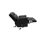 Fauteuil relax &eacute;lectrique releveur noir PHOEBE