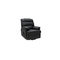 Fauteuil relax &eacute;lectrique releveur noir PHOEBE