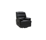Fauteuil relax &eacute;lectrique releveur noir PHOEBE