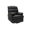 Fauteuil relax &eacute;lectrique releveur noir PHOEBE