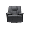 Fauteuil relax noir manuel Ross