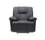 Fauteuil relax noir manuel Ross