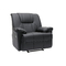 Fauteuil relax noir manuel Ross