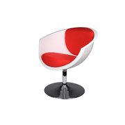 Fauteuil / si&egrave;ge blanc et rouge NEW GROOVY  image pub1