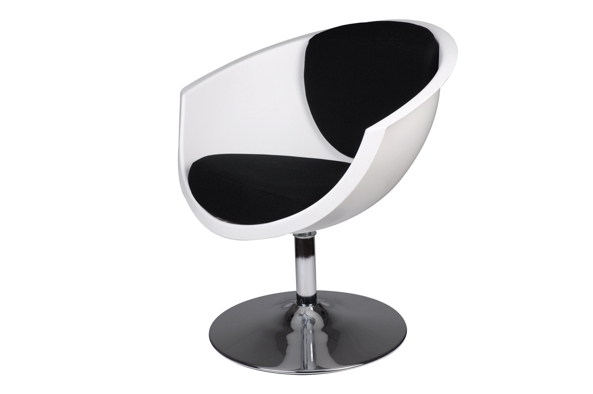 Fauteuil / si&egrave;ge noir et blanc NEW GROOVY  image 1