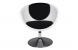 Fauteuil / si&egrave;ge noir et blanc NEW GROOVY  image 2