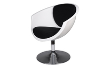 Fauteuil / si&egrave;ge noir et blanc NEW GROOVY  image pub1