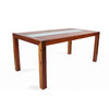 La table CORI 90x168 cm en accacia massif et ses 4 chaises ELA image pub1