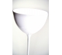 Lampadaire design m&eacute;tal DROP - coloris blanc