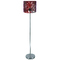 Lampadaire rouge moderne Oslo