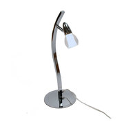 Lampe de bureau m&eacute;tal bross&eacute;/verre ARTICA image pub1