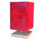 Lampe sensitive MESSAGE coloris rouge image 1