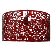 Lampe - suspension rouge 46 cm OSLO image pub1