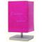 Lampe tactile framboise moderne Message