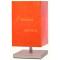 Lampe tactile orange moderne Message