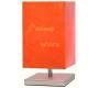 Lampe tactile orange moderne Message