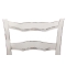 Lot de 2 chaises baroques blanches SOFIA