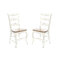 Lot de 2 chaises baroques blanches SOFIA